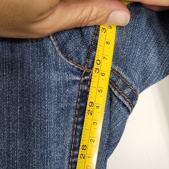 Thyme Maternity Women's Blue Cotton Blend Belly Pregnancy Stretch Jeans Sz Small - Picture 9 of 12